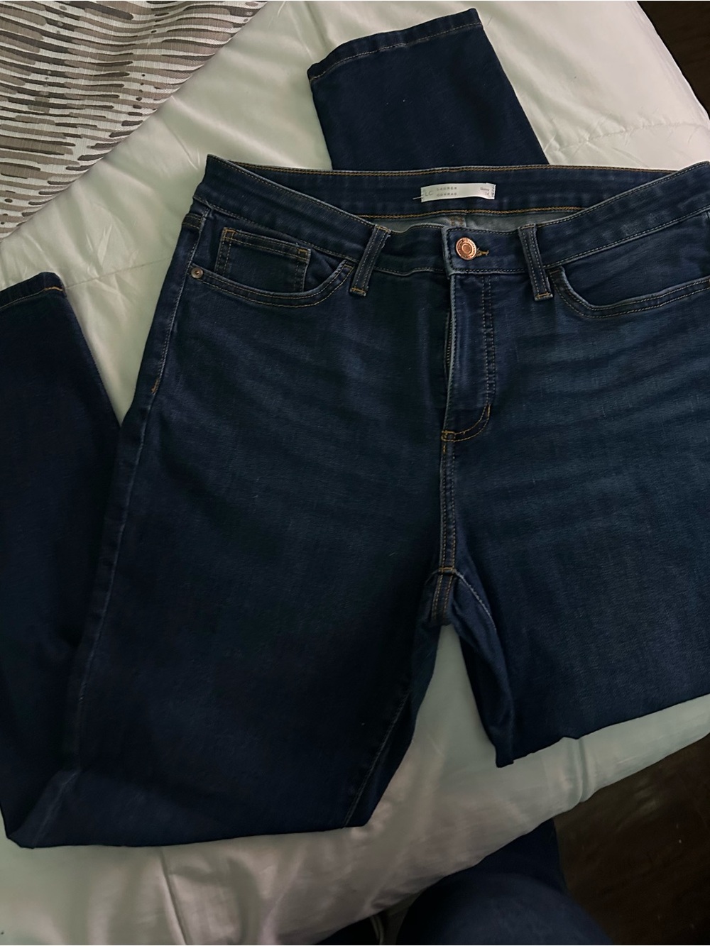 LC Dark Blue Women’s Stretch Denim Skinny Jeans